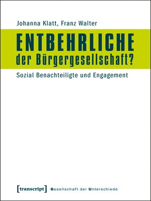 cover image of Entbehrliche der Bürgergesellschaft?